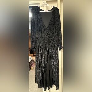 Women’s LC Lauren Conrad High-Low wrap maxi dress, size XXL, NWOT